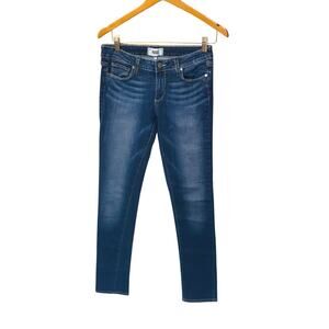 Paige Jeans Womens 28 Blue Peg Skinny Stretch Made In USA Dark Wash Denim